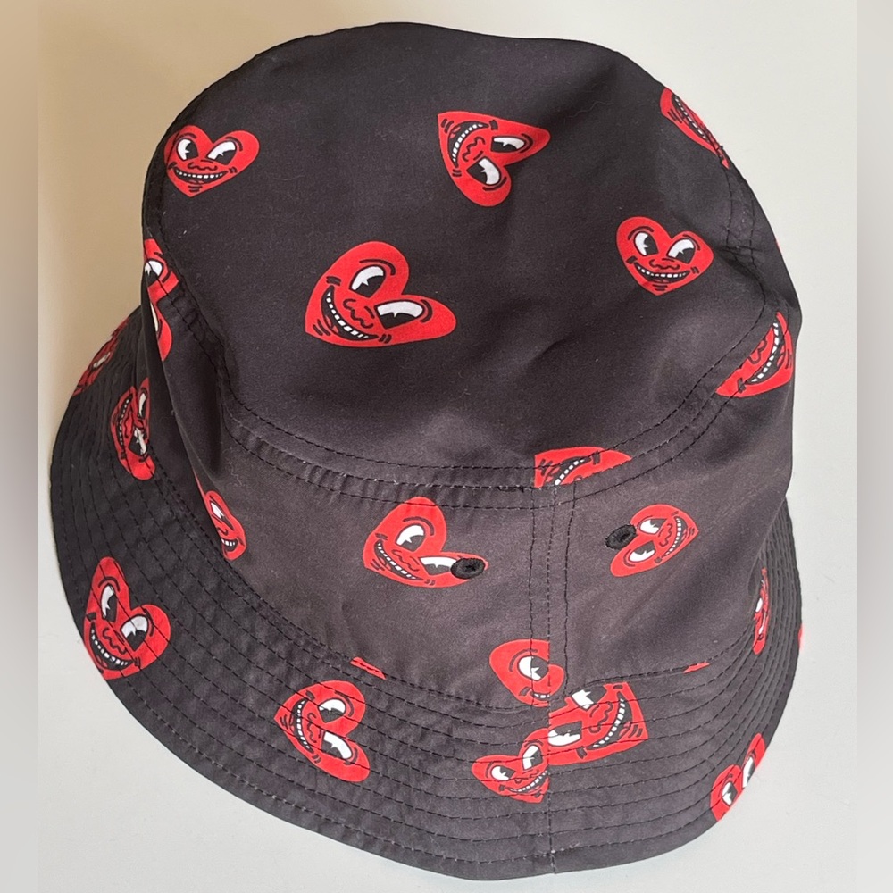 Keith Harding X Mad Engine Hearts and Smile Bucket Hat